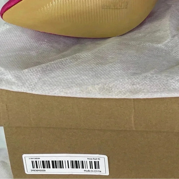 Pink suede heels - Picture 4 of 4